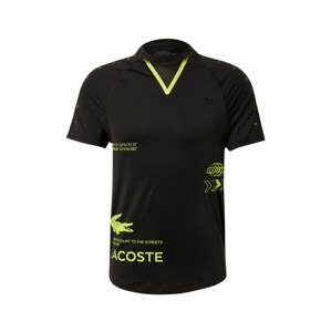 Lacoste Sport Funkcionális felső  neonsárga / fekete