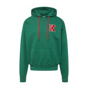 Karl Kani Tréning póló  sötétzöld / piros / fehér
