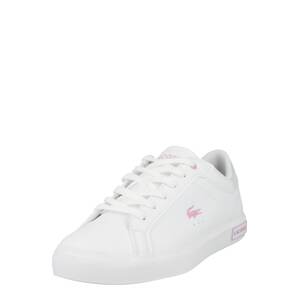 LACOSTE Sportcipő  sötét-rózsaszín / fehér