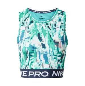 NIKE Sport top  kék / sötétkék / zöld / fehér