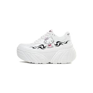 Bershka Rövid szárú edzőcipők  rózsaszín / fekete / fehér