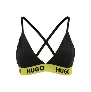 HUGO Bikini felső  limone / fekete