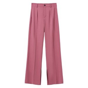 Bershka Élére vasalt nadrágok  rózsaszín