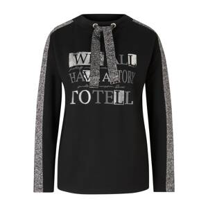 heine Tréning póló  ezüstszürke / szürke melír / fekete