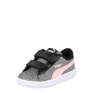 PUMA Sportcipő  ezüstszürke / világos-rózsaszín / fekete