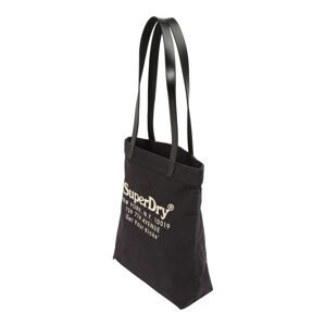 Superdry Shopper táska  bézs / tengerészkék