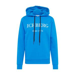 ICEBERG Tréning póló  égkék / fehér / fekete