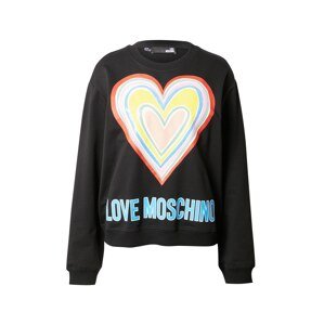 Love Moschino Tréning póló  világoskék / piros / fekete / fehér