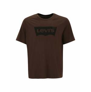 Levi's® Big & Tall Póló 'B&T BIG GRAPHIC TEE REDS'  csokoládé / fekete