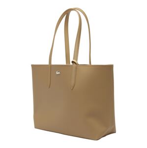 LACOSTE Shopper táska 'Anna'  világosbarna / ezüst