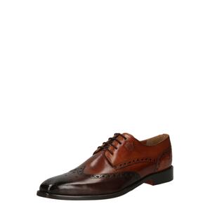 MELVIN & HAMILTON Fűzős cipő 'Martin'  okker / sötét barna