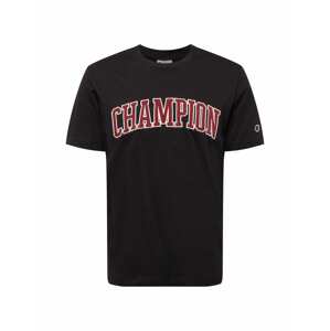 Champion Authentic Athletic Apparel Póló  kárminvörös / fekete / fehér