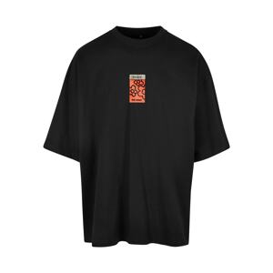 MT Upscale Póló 'Puffer Peace'  khaki / narancs / fekete