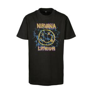 Mister Tee Kids Póló 'Nirvana Lithium Tee'  kék / sárga / fekete