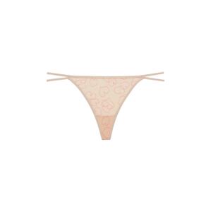 Calvin Klein Underwear String bugyik  bézs / rózsaszín