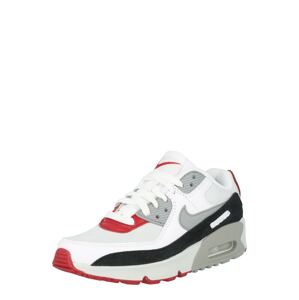 Nike Sportswear Sportcipő 'Air Max 90 LTR'  szürke / világosszürke / piros / fekete