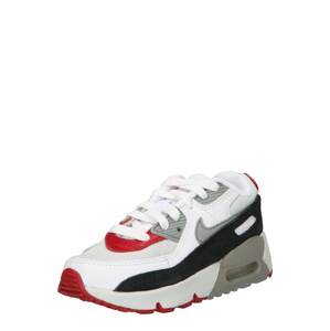 Nike Sportswear Sportcipő 'AIR MAX 90 LTR (PS)'  világosszürke / piros / fekete / fehér