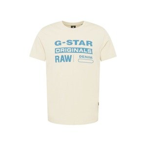 G-Star RAW Póló  krém / azúr