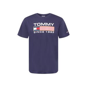 Tommy Jeans Póló  tengerészkék / világos sárga / piros / fehér