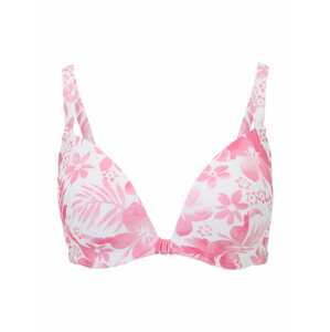 Hunkemöller Bikini felső 'Tropical'  rózsaszín / fehér