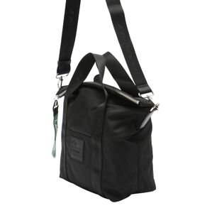 LACOSTE Shopper táska  zöld / fekete / fehér