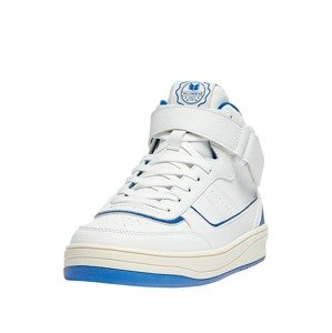 Pull&Bear Magas szárú sportcipők  kék / fehér
