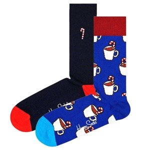 Happy Socks Zokni  kék / sötétvörös / fekete / fehér