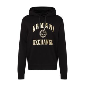 ARMANI EXCHANGE Tréning póló  arany / fekete