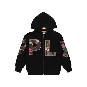 REPLAY & SONS Tréning dzseki  khaki / világoszöld / rózsaszín / fekete