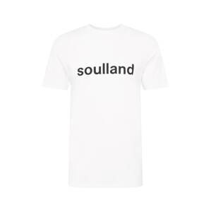 Soulland Póló 'Chuck'  fekete / fehér