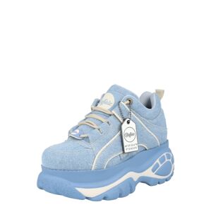 BUFFALO Rövid szárú edzőcipők  kék farmer / fehér