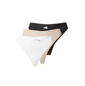 Tommy Hilfiger Underwear String bugyik  testszínű / fekete / fehér