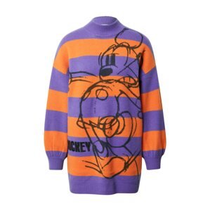 PRINCESS GOES HOLLYWOOD Oversize pulóver  lila / sötét narancssárga / fekete