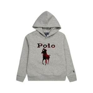 Polo Ralph Lauren Tréning póló  szürke / piros / fekete