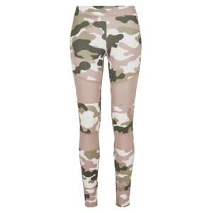 Urban Classics Leggings  khaki / sötétzöld / rózsaszín / fehér