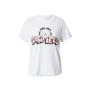 Frogbox Póló 'Garfield'  pasztellnarancs / rózsaszín / fekete / fehér
