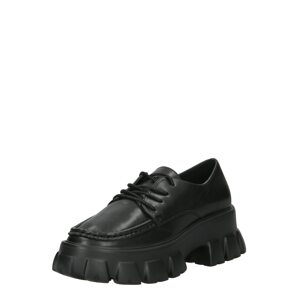 PIECES Fűzős cipő 'RADI'  fekete