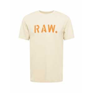 G-Star RAW Póló  bézs / narancs