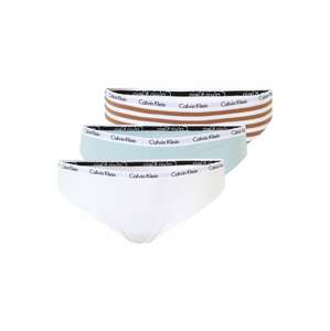 Calvin Klein Underwear Plus String bugyik 'Carousel'  türkiz / rozsdabarna / szürke / fekete / fehér