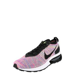 Nike Sportswear Rövid szárú edzőcipők 'Flyknit Racer'  sárga / menta / rózsaszín / fekete