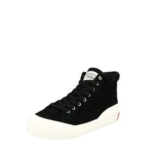 LEVI'S ® Magas szárú sportcipők  fekete / fehér
