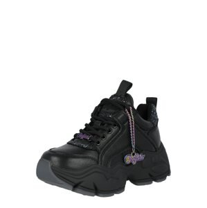 BUFFALO Rövid szárú edzőcipők  lila / fekete