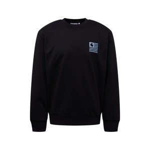 Carhartt WIP Tréning póló  pasztellkék / fekete