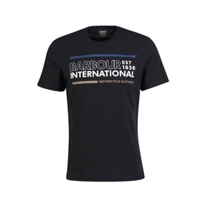 Barbour International Póló  kék / világosbarna / fekete / fehér
