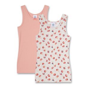 SANETTA Trikó és alsó póló  világos bézs / smaragd / rózsaszín / piros