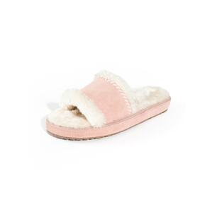 Minnetonka Házi cipő ' Loni'  rózsaszín / fehér