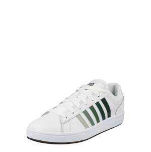 K-SWISS Rövid szárú edzőcipők 'Court Winston'  zöld / fekete / fehér