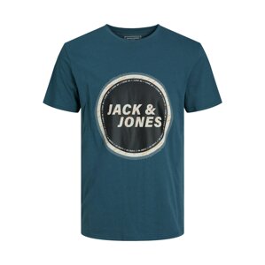 JACK & JONES Póló 'FRIDAY'  bézs / benzin / fekete