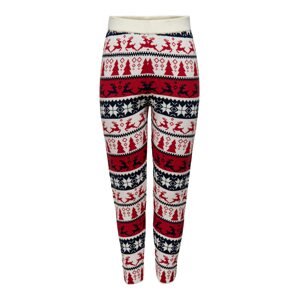 ONLY Pizsama nadrágok 'XMAS'  szürke / piros / fekete / fehér
