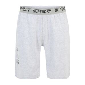 Superdry Pizsama nadrágok  szürke / fekete